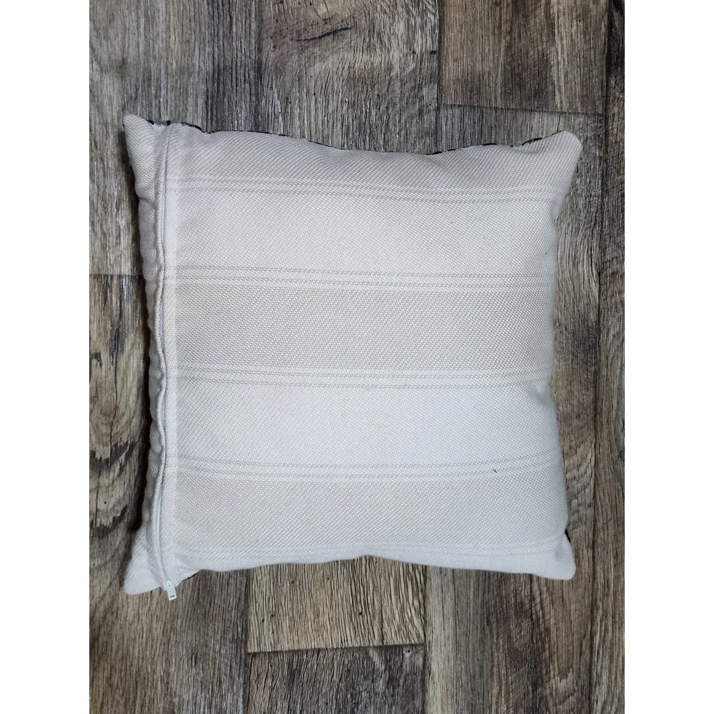 US Army Military Throw Pillow 15 x 15 Stuffed Cushion USA Bald Eagle Veteran